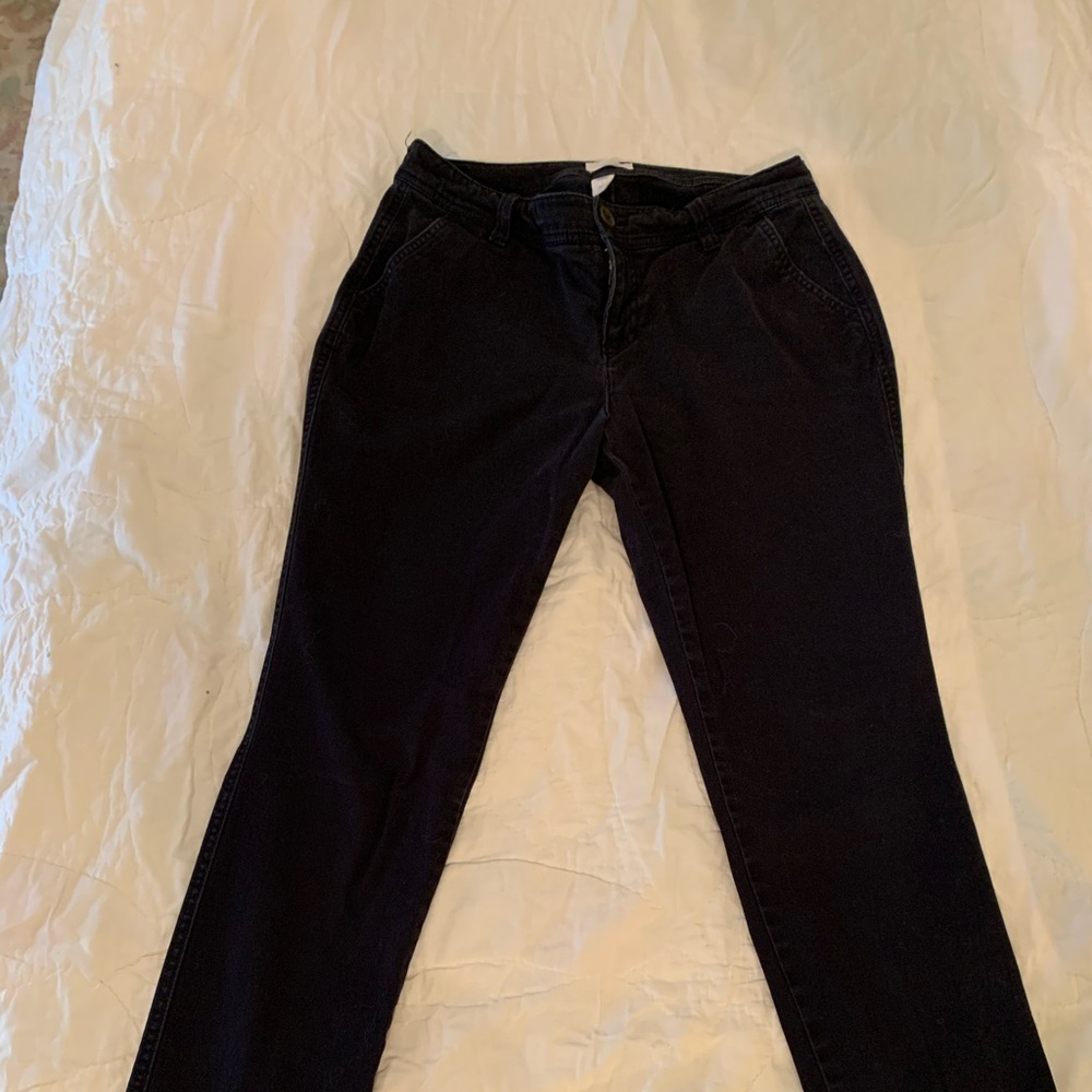 Old navy straight leg black pants